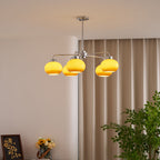 Oval Persimmon Chandelier