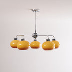 Oval Persimmon Chandelier