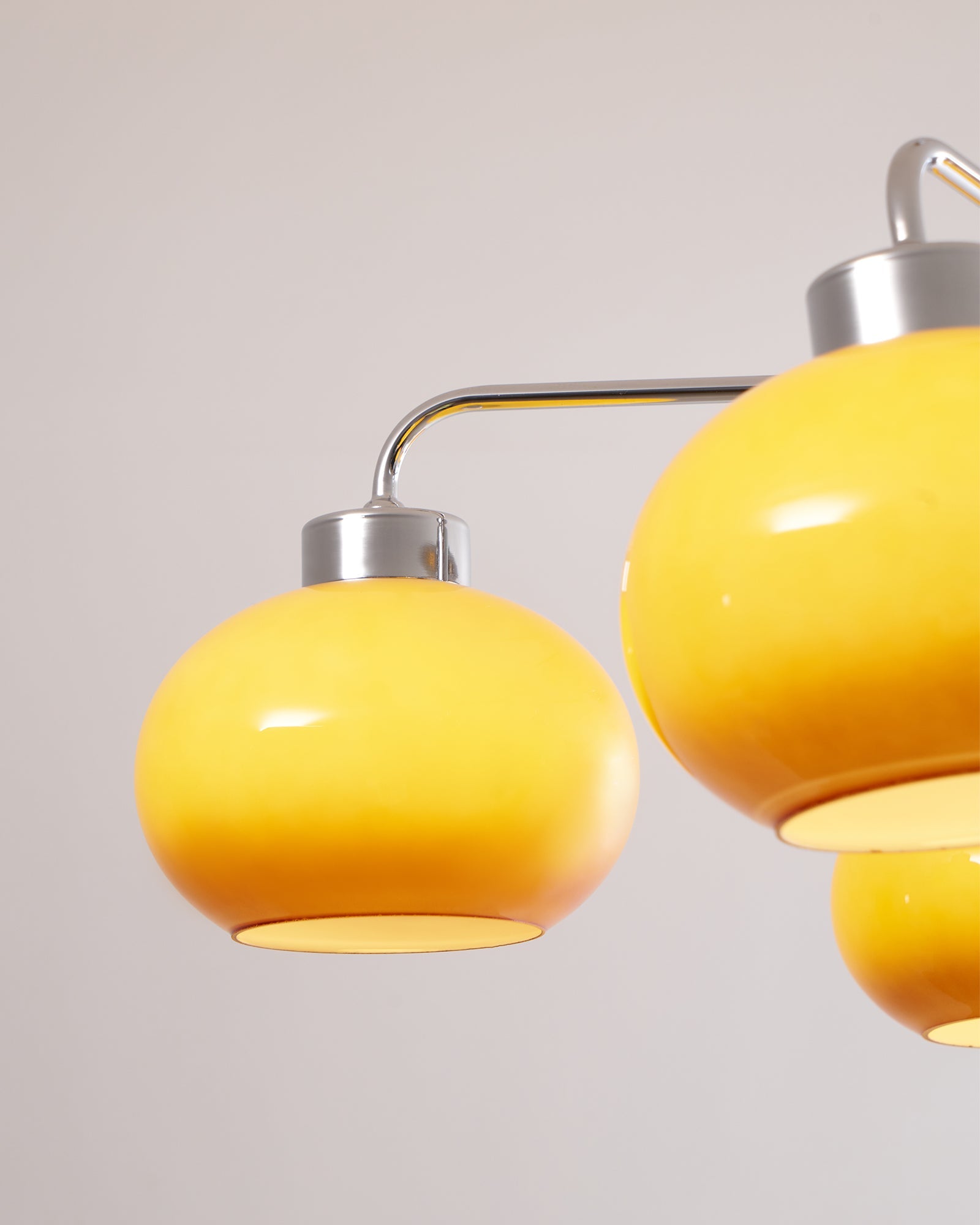Oval Persimmon Chandelier