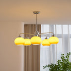 Oval Persimmon Chandelier
