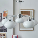 Oval Persimmon Chandelier