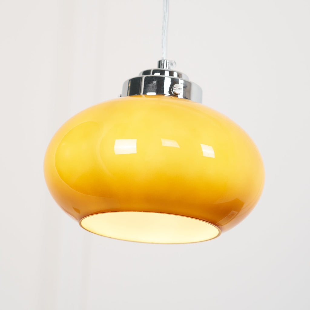 Oval Persimmon Pendant Light