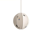 Park Embroidered Textile Pendant Lamp