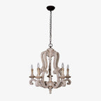 Parrotuncle Wooden Candle Chandelier