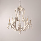 Parrotuncle Wooden Candle Chandelier
