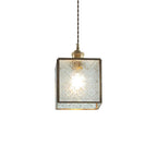 Patterned Glass Pendant Lamp