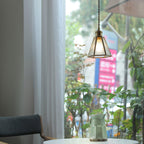 Patterned Glass Pendant Lamp