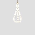 Glass Pearl Necklace Chandelier