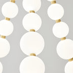 Glass Pearl Necklace Chandelier