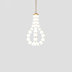 Glass Pearl Necklace Chandelier