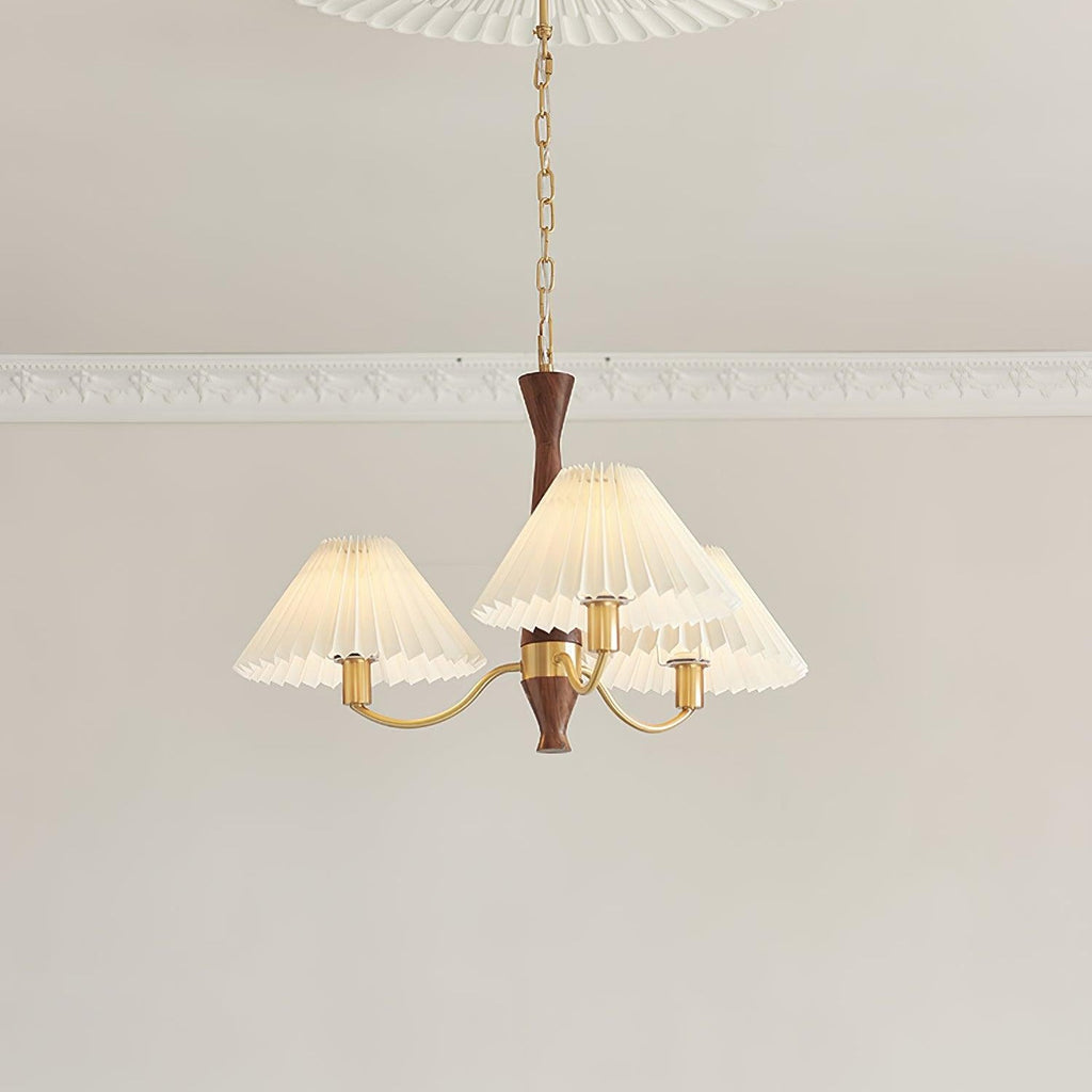 Pleated Chandelier