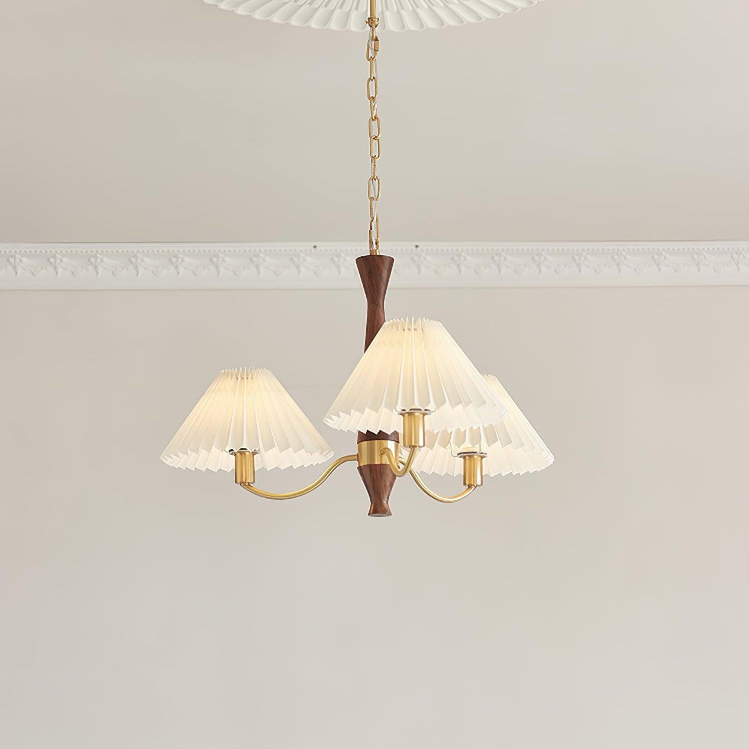 Pleated Chandelier