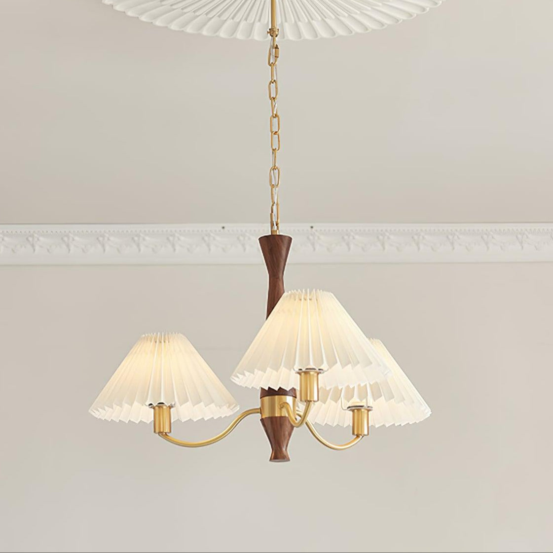Pleated Chandelier