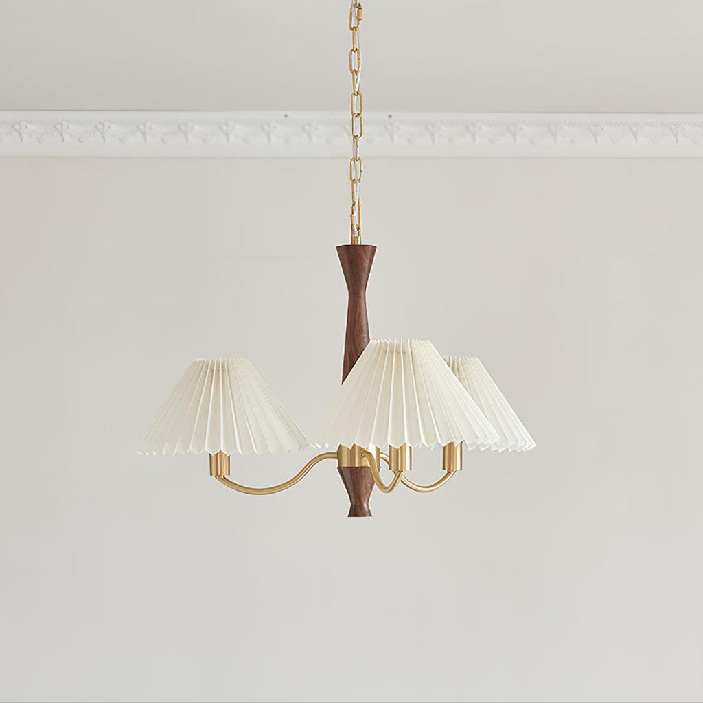 Pleated Chandelier