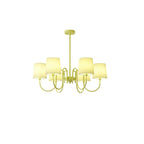 Pleated Fabric Matcha Chandelier