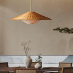 Rattan Hat Pendant Light
