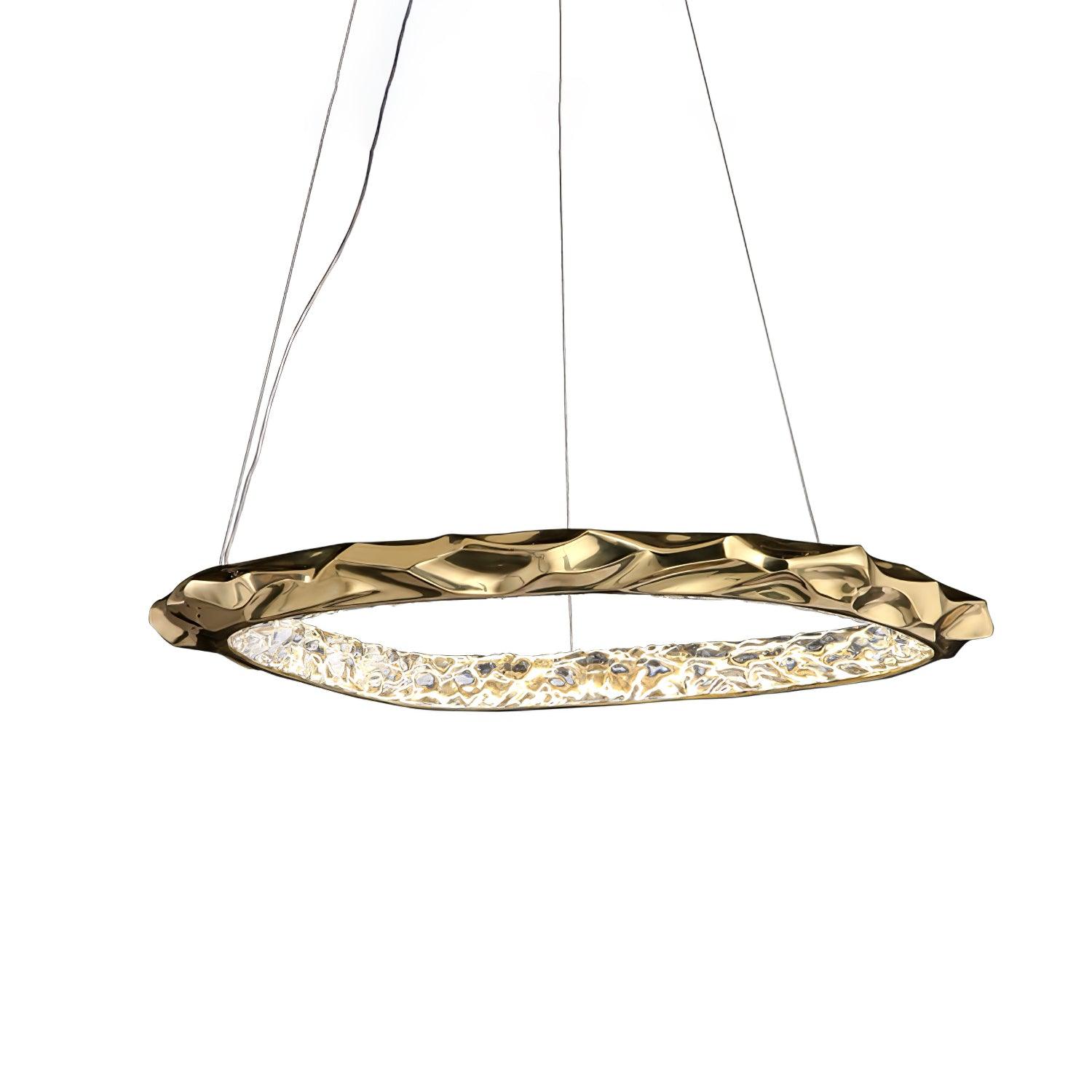 Resin Circlet Brass Pendant Lamp