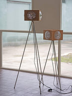 Retro Camera Focus Floor Lamp