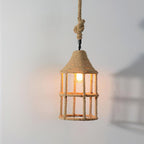 Retro Hemp Rope Exquisite Pendant Light