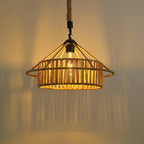 Retro Hemp Rope Exquisite Pendant Light