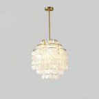 Round Shell Chandelier B