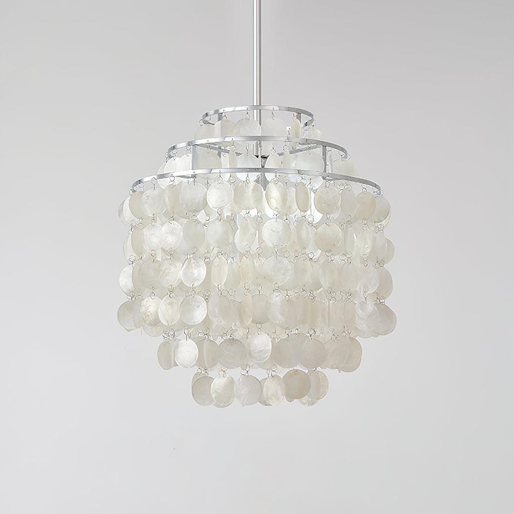Round Shell Chandelier B