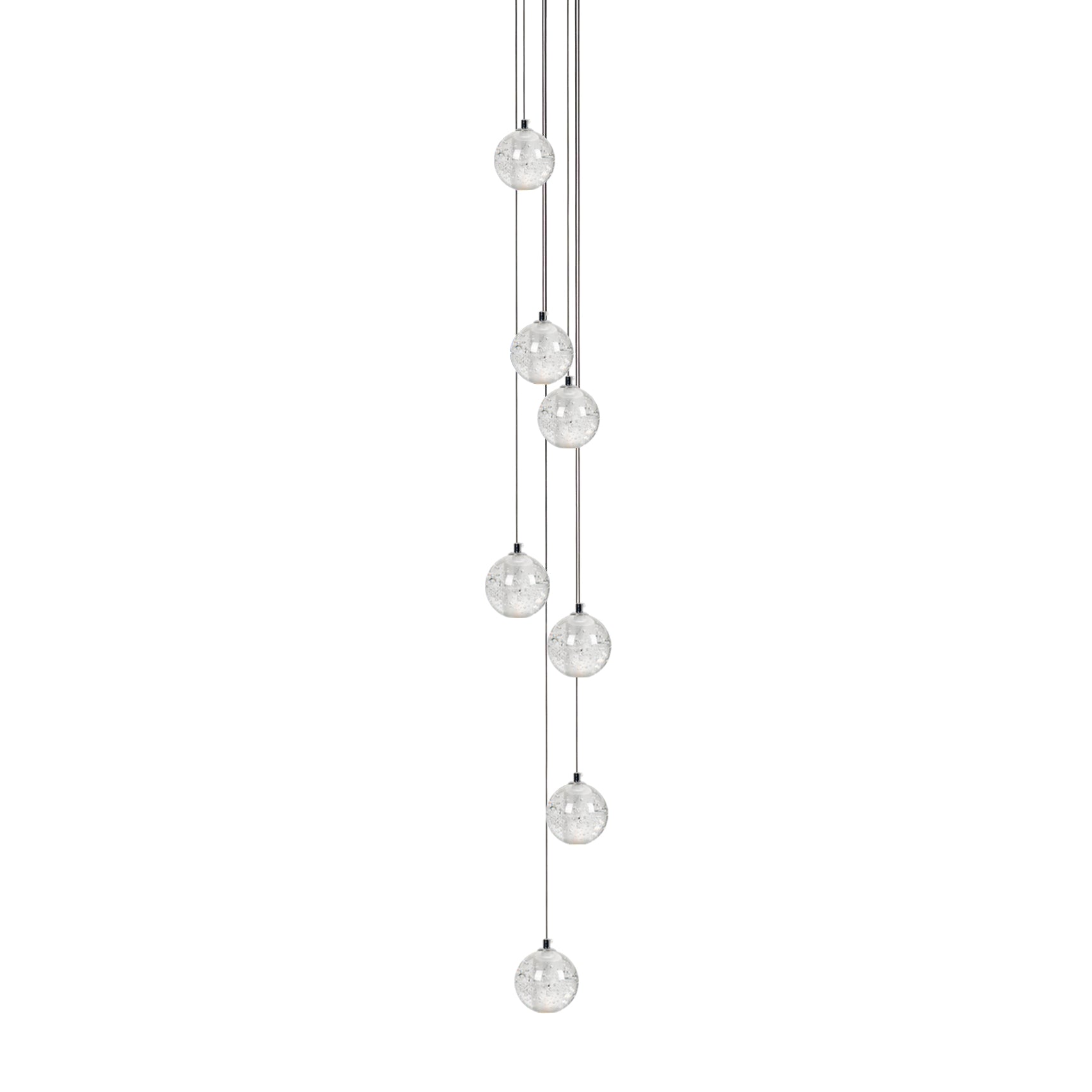 Crystal Bubbles Balls Pendant Lamp