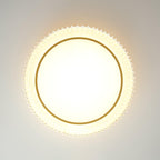 Round Pleated Ceiling Lamp