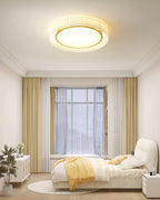 Round Pleated Ceiling Lamp