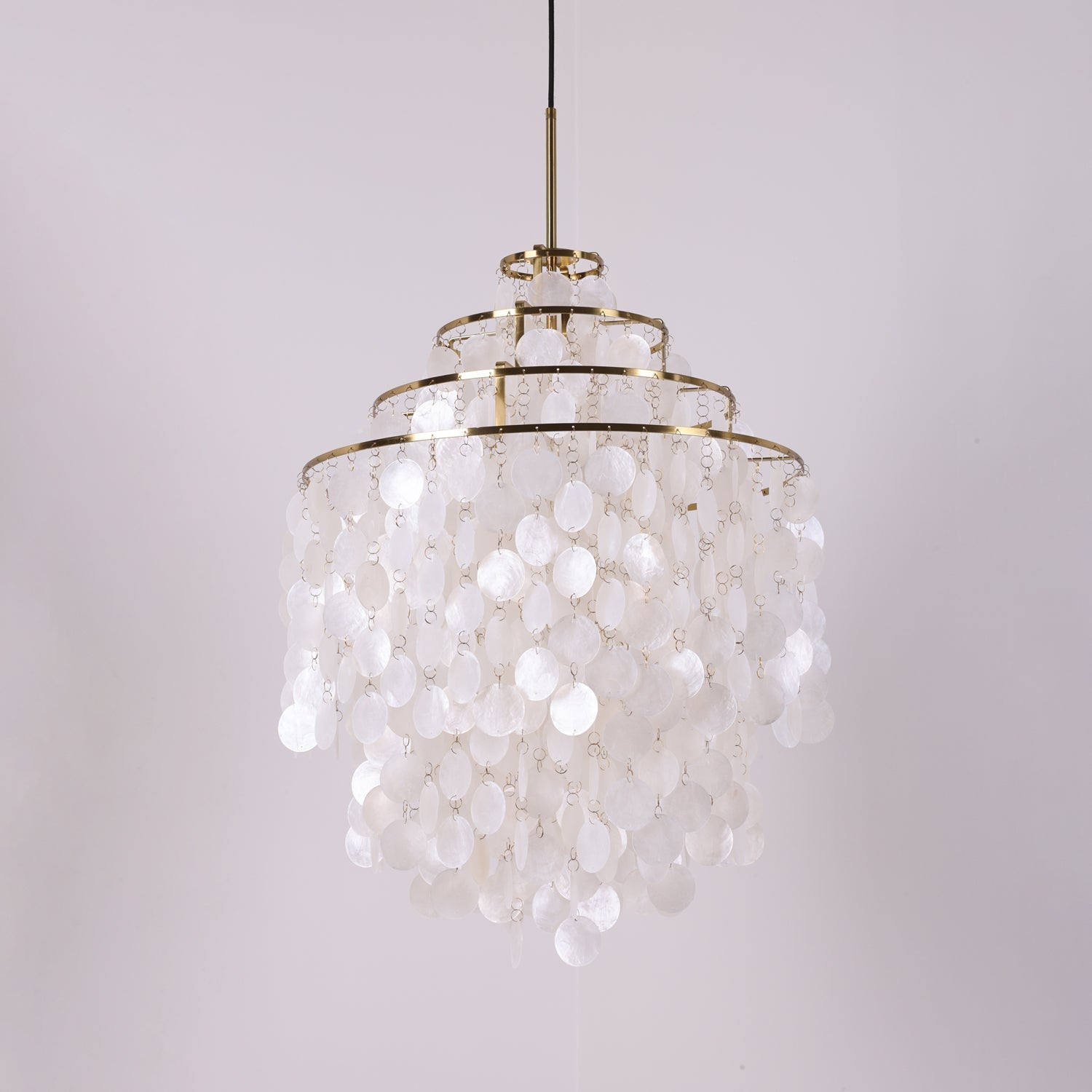 Round Shell Chandelier