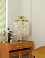 Round Shell Table Lamp