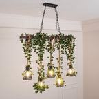 Rustic Wooden Chandelier