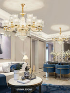 Luxury Crystal Chandeliers: Elegant LED Lighting for Home and Hotel Decor