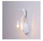 Nordic Crane Resin Wall Lamps for Bedroom, Living Room, Staircase, and Corridor