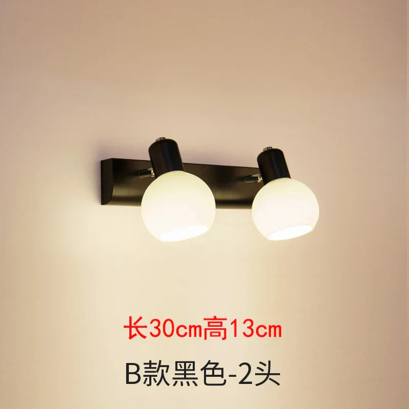 Rotatable Bathroom Mirror Light Wall Sconces, Modern LED Fixtures for Home Decor.