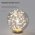 Modern Glass Balls Ceiling Chandelier for Dining Room and Kitchen