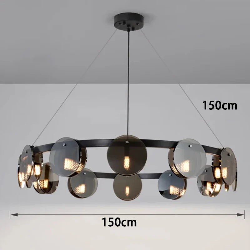 Modern LED Pendant Chandeliers for Home Decor Living and Dining Room Lighting