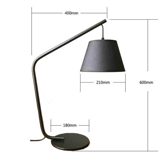 Black LED Floor Lamp for Living Room and Bedroom Decoration