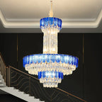 Crystal Chandelier: Postmodern Multi-layer Luxury for Villa, Hotel Lobby, and Living Room