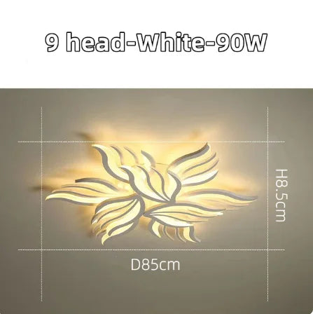 LED Panel Ceiling Light Dimmable Fixture for Modern Bedroom, Living Room, Kitchen