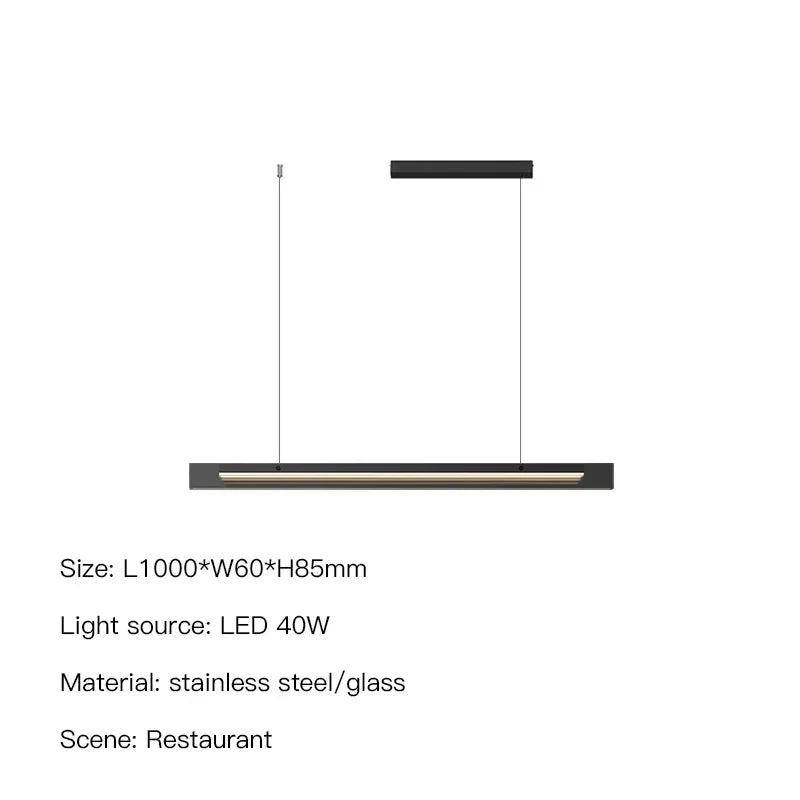 Minimalist LED Chandelier for Living & Dining Room Decor