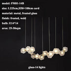 Modern Chandelier: Dining Room LED Pendant Lamp, Home Decor Hanging Light Fixtures