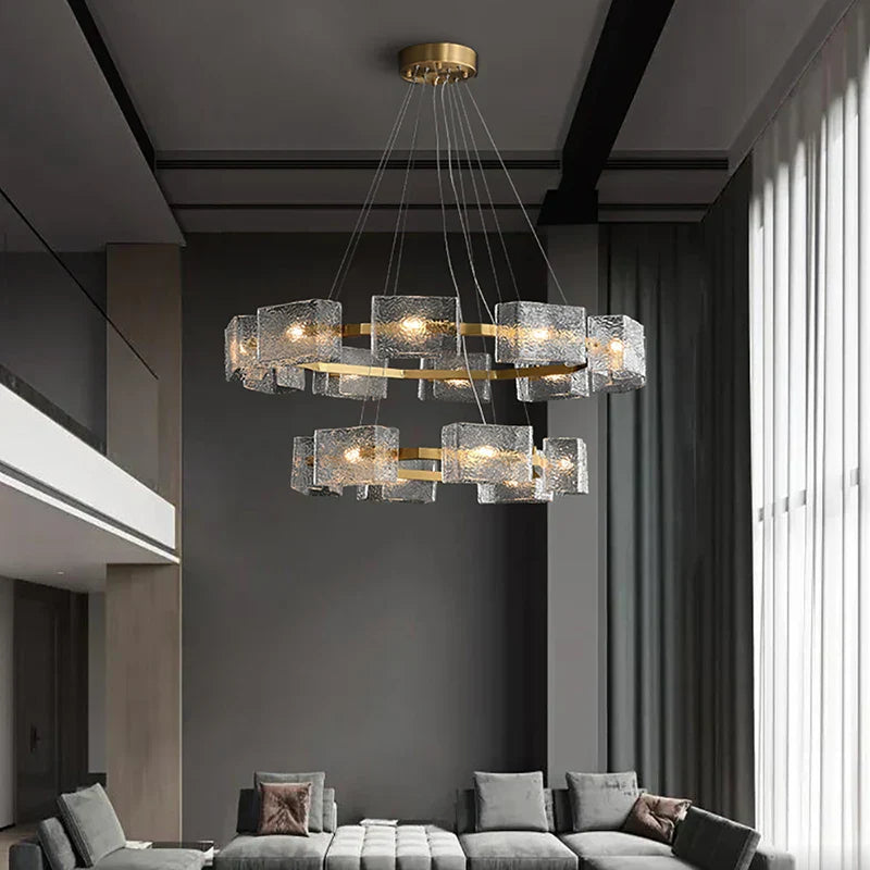 Crystal Ceiling Chandelier: Modern Luxury Pendant Light for Living Room and Restaurant