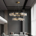 Crystal Ceiling Chandelier: Modern Luxury Pendant Light for Living Room and Restaurant