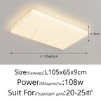 Nordic Round Ceiling Lighting Plafonnier by - Home Decoration Indoor Lamp