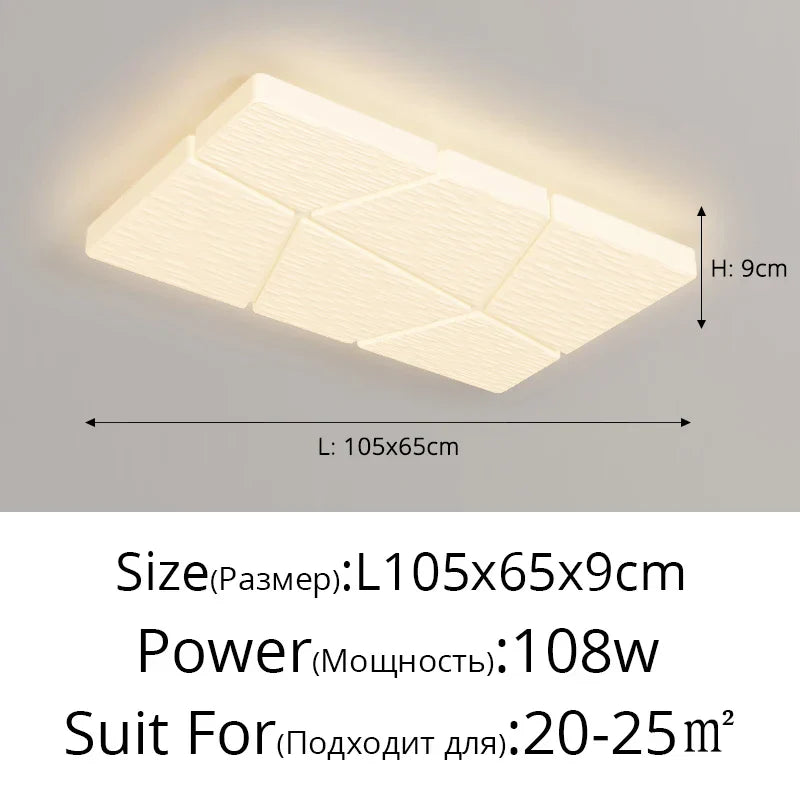 Nordic Round Ceiling Lighting Plafonnier by - Home Decoration Indoor Lamp