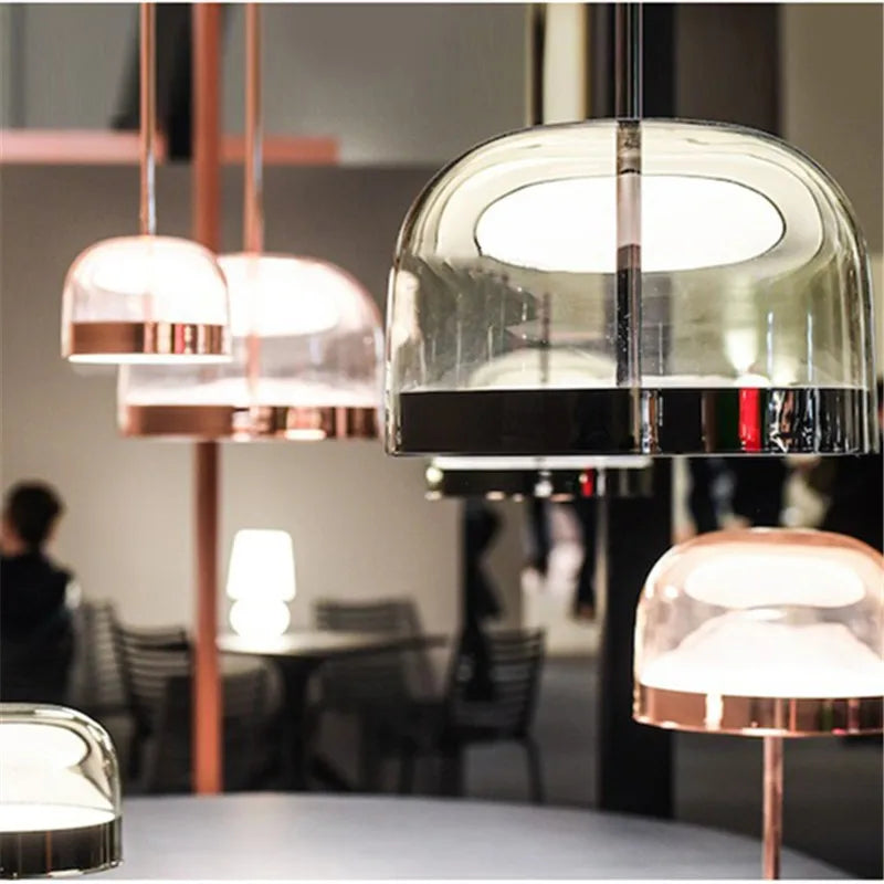 Equatore Glass Pendant Light for Modern Dining Room Decor and Luxury Loft House