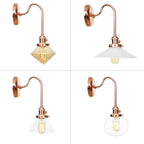 Scandinavian Glass LED Wall Sconce Modern Interior Wall Lamps