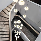 Modern Nordic LED Ceiling Chandelier for Home Living Room Staircase Lighting