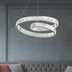 Modern Luxury LED Crystal Pendant Chandelier for Living and Dining Room